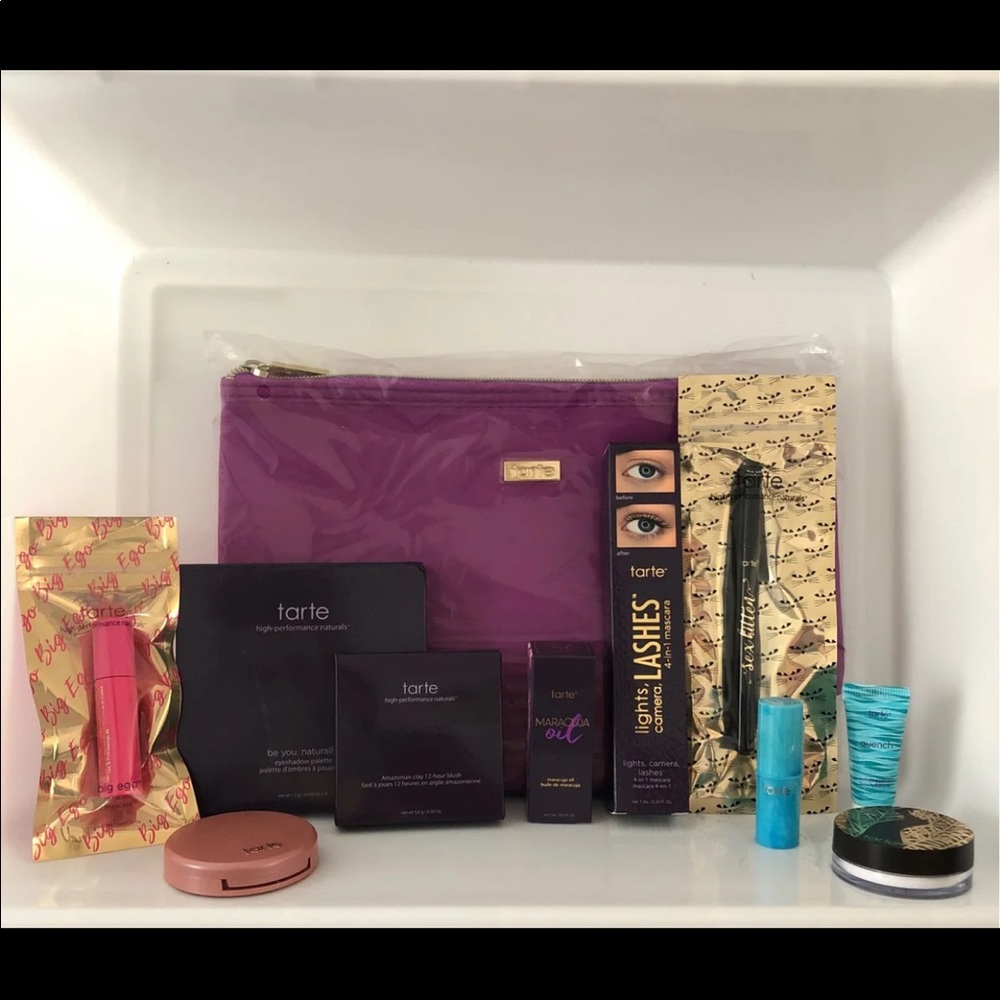 Tarte be you naturally palette, blush and mascara